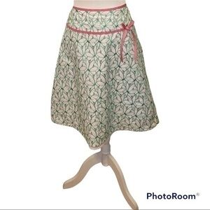 Bamboo Traders Embroidered Skirt Size 14